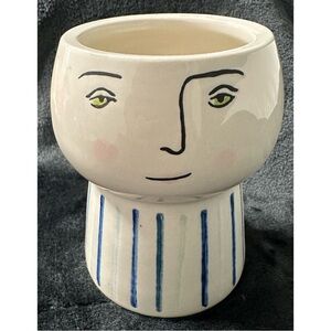 OpalHouse Ceramic Face Planter